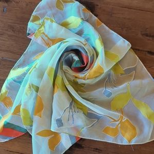 Beautiful Colors! 20" Square Scarf.
